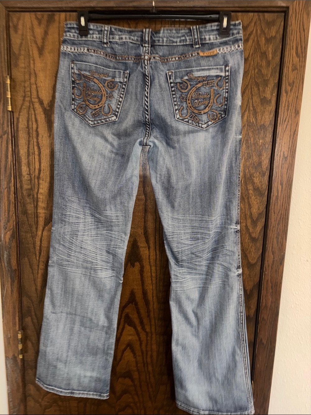 Cowgirl Tuff Co Double Lucky Brown Jeans size 35 x 35
